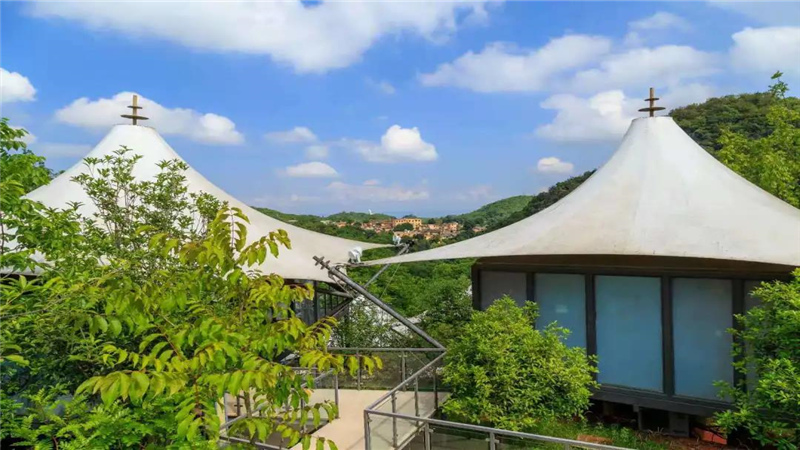 紅河旅游之可邑帳篷度假酒店,睡進可邑的森林里，與星空共眠！